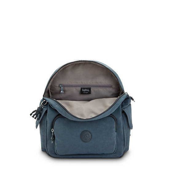 Kipling City Pack Small Rugzak Donkerblauw Grijs | België 1708YX